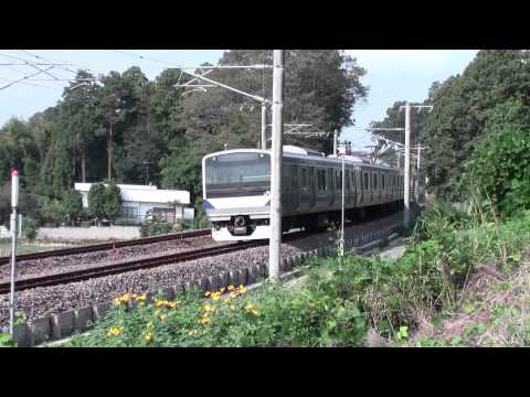 E531系下り普通列車赤塚～水戸間通過ー9月30日ー