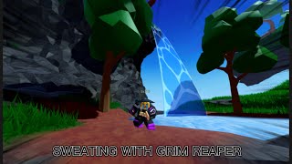 Sweating With Grim Reaper Bedwars Gameplay