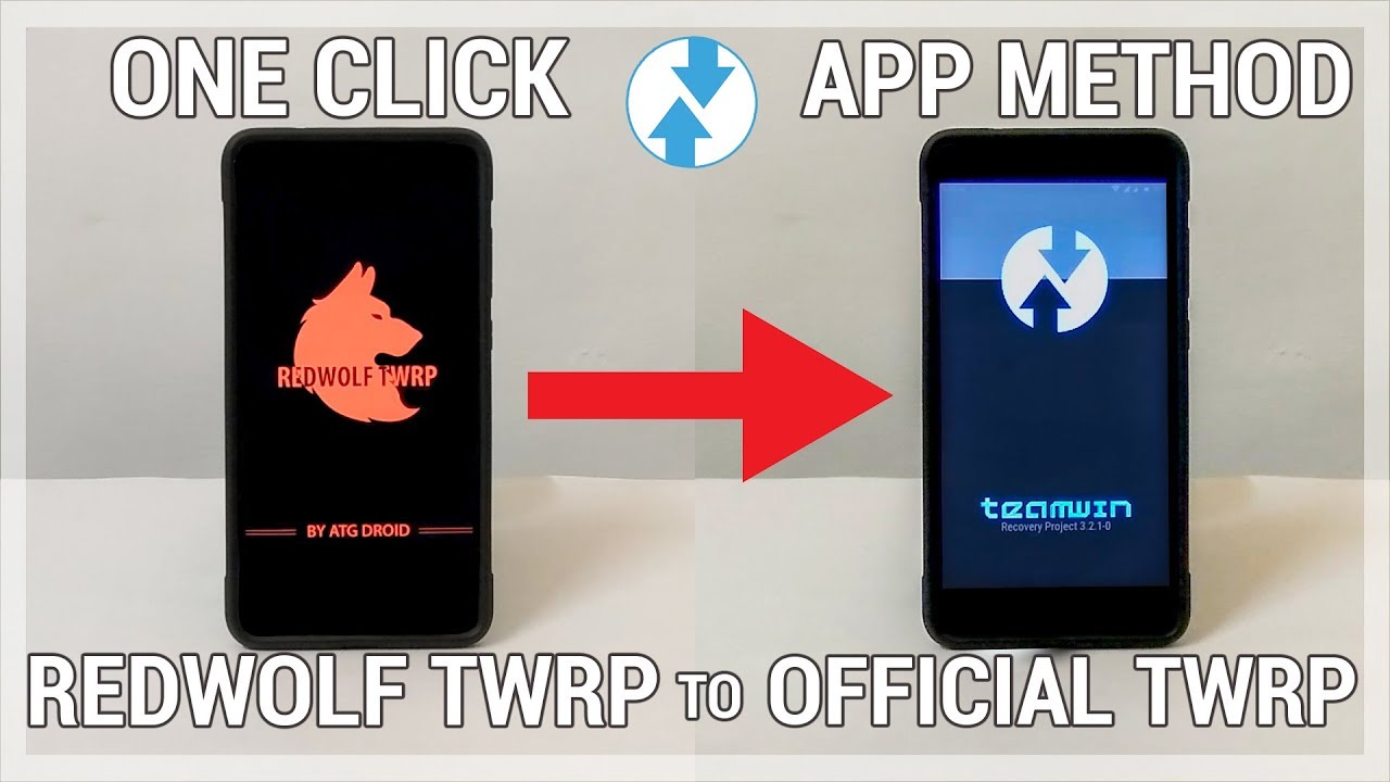 How to Revert Back to Official TWRP Recovery From Red Wolf TWRP | 1 Click Method | Official TWRP App