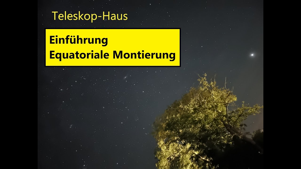 Teleskop-Haus Einführung Equatoriale Montierung