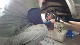 Installing new lug nut studs in '92 Jeep Cherokee hubs