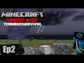 Minecraft Hardcore Superflat Tornado Survival Multiplayer S1EP2 | looting