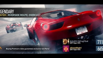 NFS No Limits Legendary Hunter SRT viper GTS