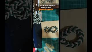 display from #knot #bracelet #handmade #satuklikuntukwujudkanimpianmu kumihimo knot