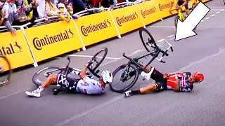 Caleb Ewan CRASHING OUT PETER SAGAN in Tour de France Stage 3 2021