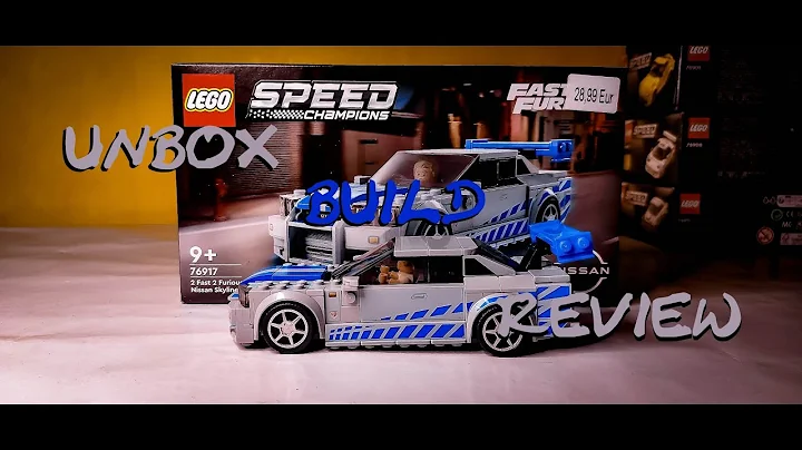 LEGO Speed Champions | NISSAN SKYLINE GT-R (R34) | 2 FAST 2 FURIOUS | Unboxing and Building