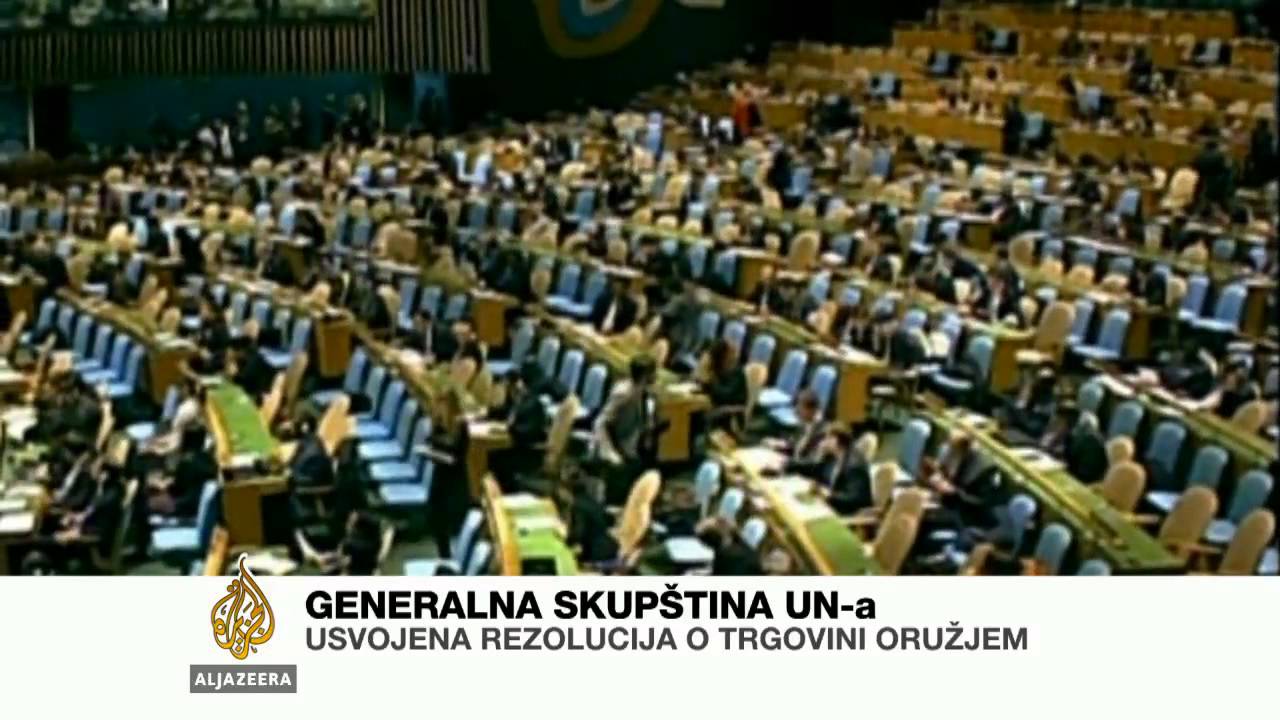 الأمم المتحدة: اعتماد قرار بشأن تجارة الأسلحة - الجزيرة البلقان