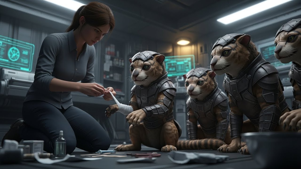 She Saw a Cub Struggling With Its Paw —Others Watched in Silence as She Rewrapped It With Human Care