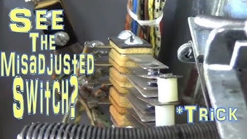 Detailed Schematic Repair Of A Gottlieb Spirit Of 76 E.M. Pinball Machine - Relays And Contacts