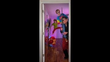 TRAPPED! INFINITE LOOP!  Spirit Halloween Family Time! #Shorts