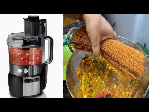 Hamilton Beach Big Mouth 1.8 Litre Stack & Snap Food Processor &  Chopper| Vegetable Vermicelli Upma