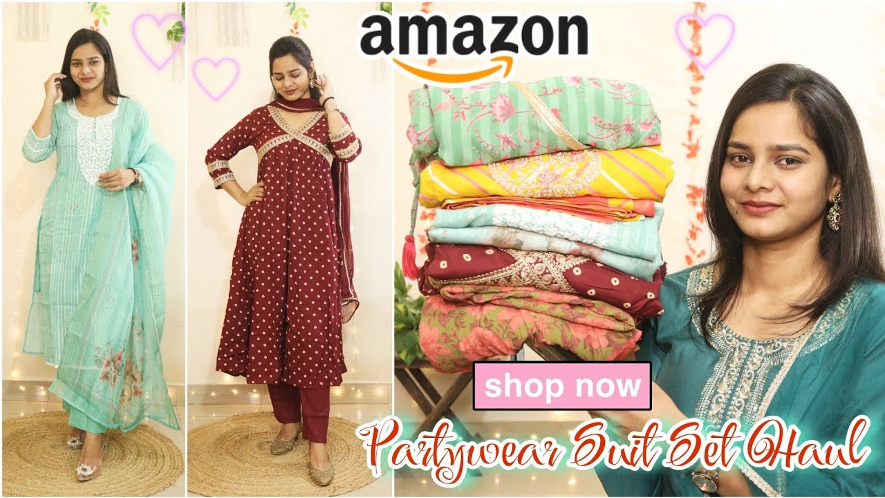 *Huge* Amazon Partywear Kurta Set Haul 💖 Amazon Wedding Outfits