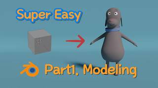 Easiest Way to Create 3D Character. (Full Process) Part01. Modeling