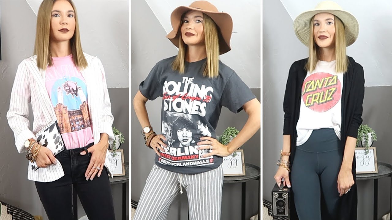 7 WAYS TO STYLE GRAPHIC TEES