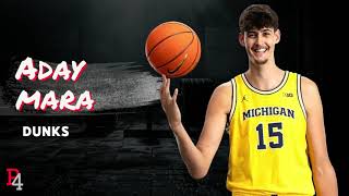 Aday Mara Dunks Michigan Wolverines 2025-26