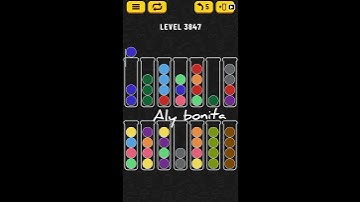 ball sort puzzle level 3847