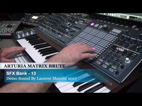 ARTURIA MATRIXBRUTE - Sequence bank SFX 13