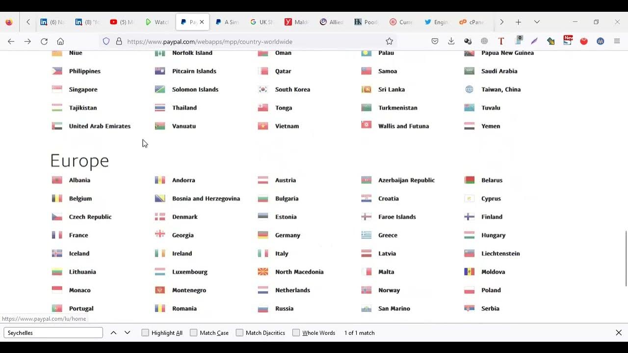 PayPal supported countries Update, 11 African countries which can now