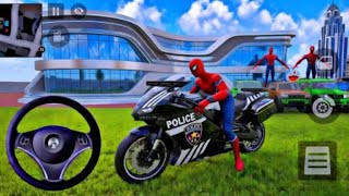 Spiderman & Tung Tung Buy Luxury Police Car 🚓 Indian Thift Auto Simulator Gameplay screenshot 5