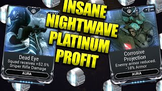 GET SO MUCH PLATINUM FOR FREE! FARM AND SELL NIGHTWAVE MODS TODAY! screenshot 5