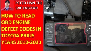 How to read OBD engine Defect codes in Toyota Prius. Years 2015 to 2023 by Peter Finn the Car Doctor 291 views 3 weeks ago 3 minutes, 4 seconds