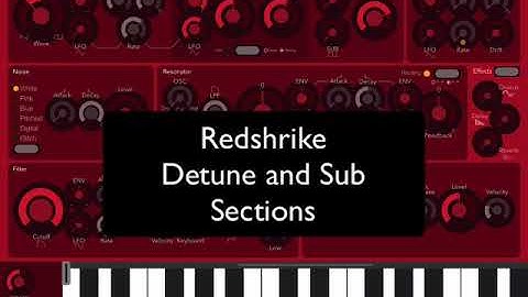 iPad iOS Redshrike Synthesizer - tutorial 1