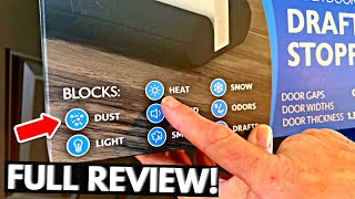 Easy to Install Under Door Draft Stopper by Everlasting Comfort (Full Review and Demo)