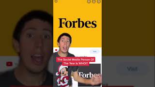 Forbes Social Media Person Of The Year Is WHO! Update
