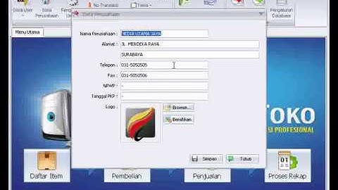 28  Cara Mengubah Data Perusahaan Tutorial Program Toko iPos 4 0