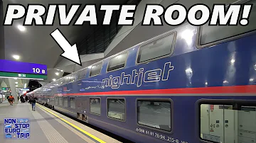 Austria's FANTASTIC Double Decker Sleeper Train / Vienna to Zürich with ÖBB Nightjet