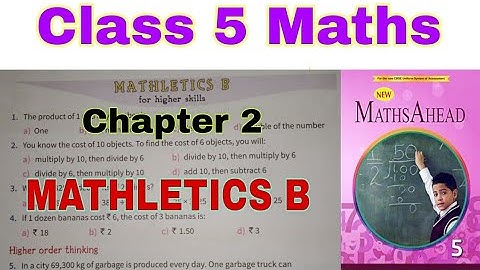Class 5 Maths Ahead Chapter 2 MATHLETICS B | Maths Ahead | Operations with Large Numbers | Class 5