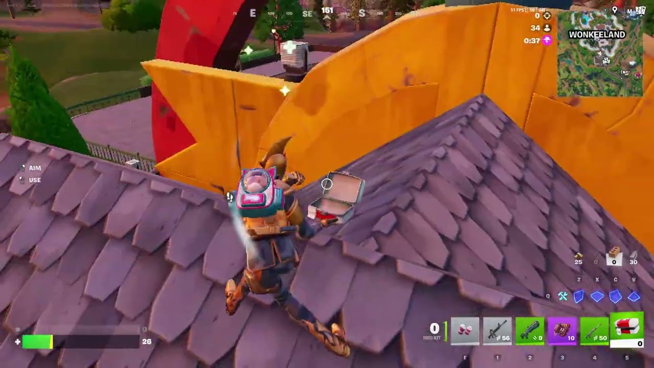 Fortnite gameplay on MSI Claw Fps was better on my side but not for the recording software