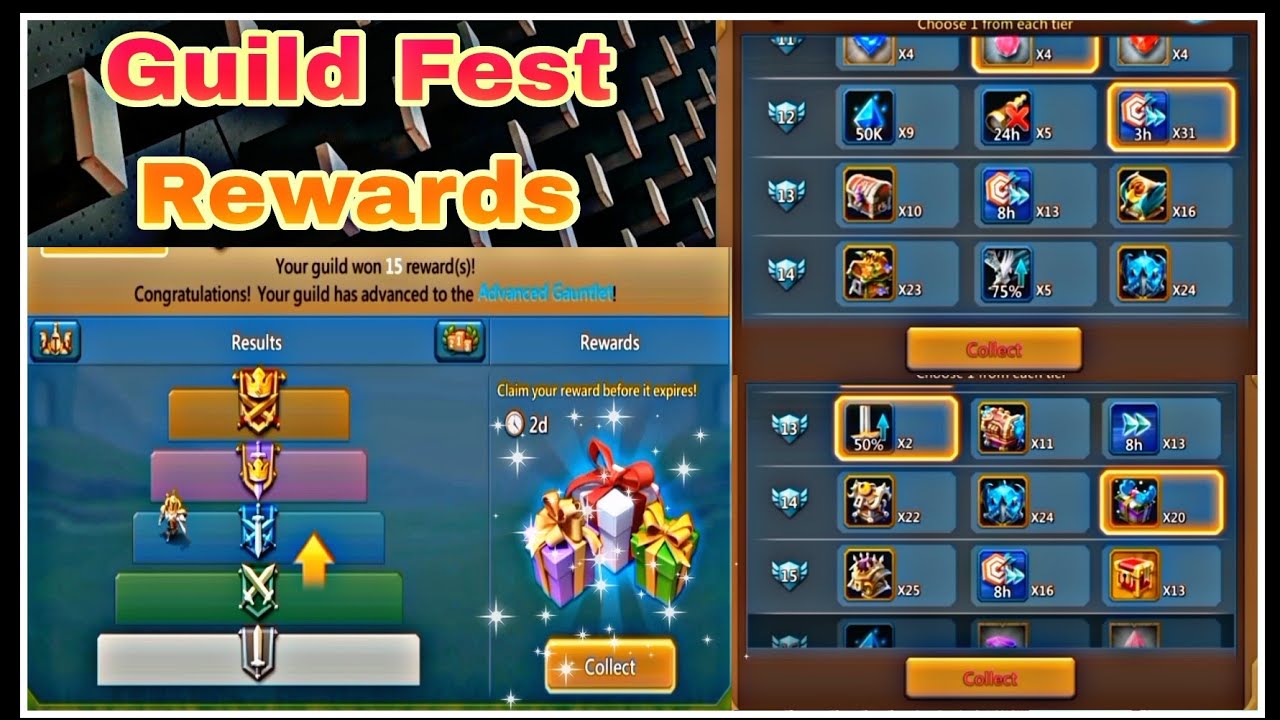 Guild Fest Rewards 🔥🔥 | Moved To Advanced Gauntlet | 