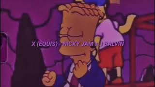 Nicky Jam x J. Balvin - X (EQUIS) (slowed   reverb)