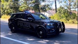 Lacey Township Police Unit Responding To An Unconscious