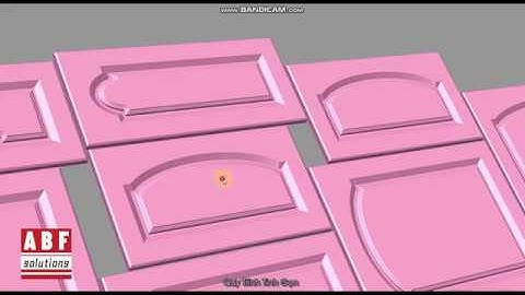 Cửa tân cổ điển sketchup CNC pano huỳnh cánh