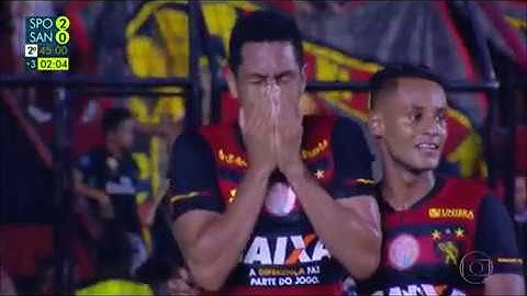 Sport 2 x 1 Santos - Melhores Momentos -Globo HD- Brasileirão 02/12/2018