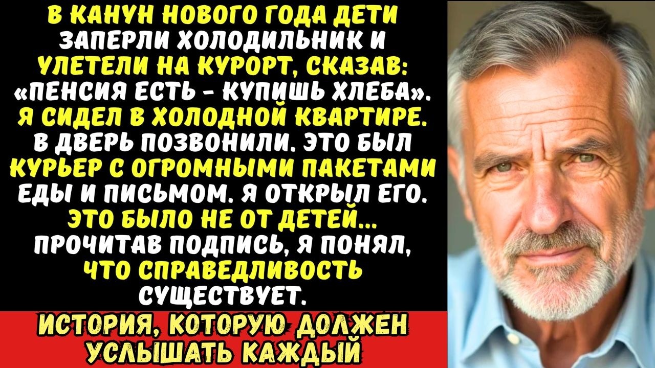 Дети улетели на Мальдивы, оставив меня без еды. Курьер принес пиццу и записку, от которой я зарыдал.