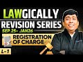 Registration of Charge Revision | CA Inter Law Sep 25 Lawgically Revision | By Jayesh Bhandari | L1