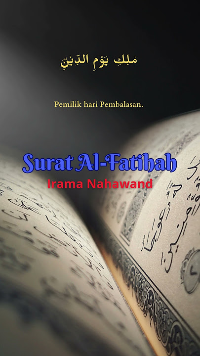 Al Fatihah dengan Irama Nahawand oleh Ustadz Bilal Attaki