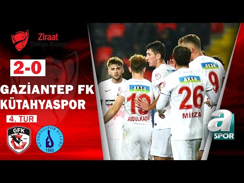 Gaziantep FK 2-0 Kütahyaspor MAÇ ÖZETİ (Ziraat Türkiye Kupası 4.Tur Maçı) / 09.11.2022