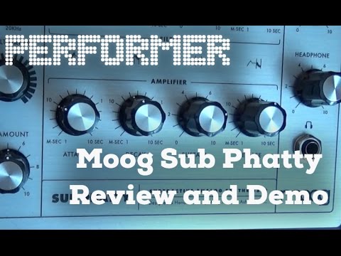 Moog Sub Phatty Demo and Review