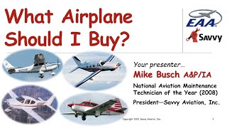 What Plane Should I Buy?