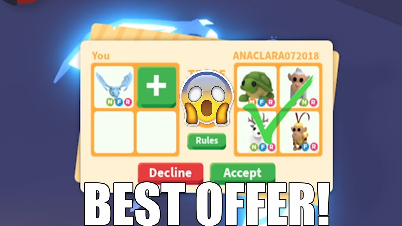 What People Trade For Neon Frost Dragon + Giveaway | Roblox Adopt Me!