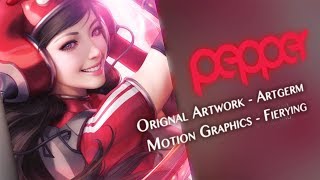 Animated Illustration Pepper Spin By Artgerm