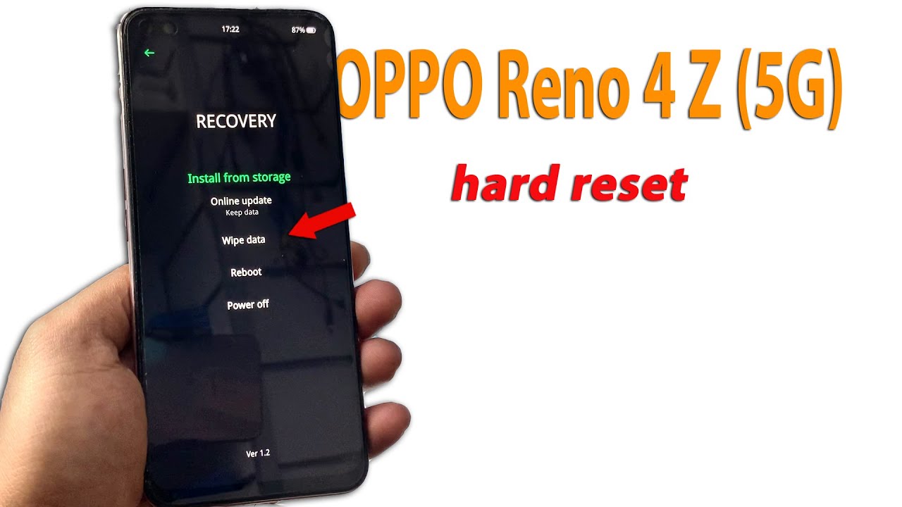 OPPO Reno4 Z 5G Hard Reset | Password Unlock