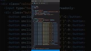 calculator html code. #coding #html #code #css #howtocreate #calculator #trending #tutorial