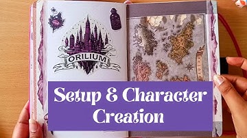 Reading Journal Update | Magical Readathon Setup 📜 & Character Creation 🔥🧙‍♀️
