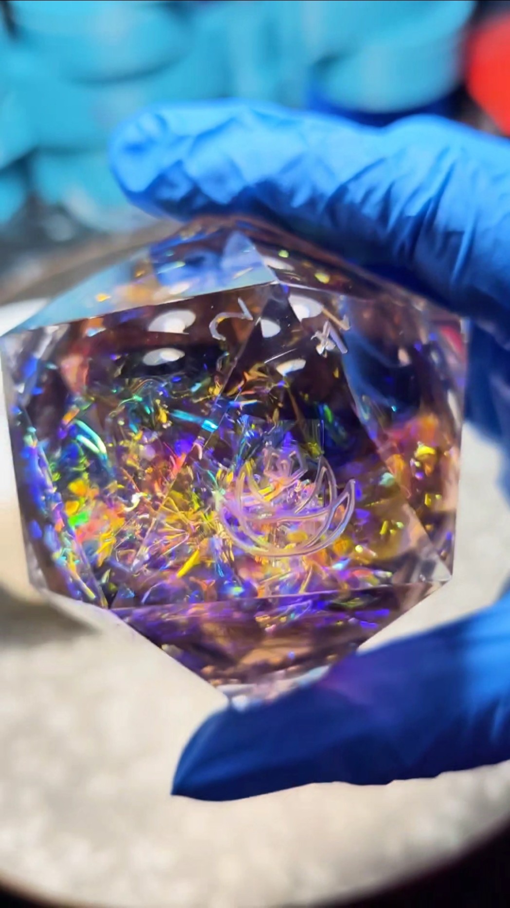 Kaleidoscope liquid core D20! - YouTube
