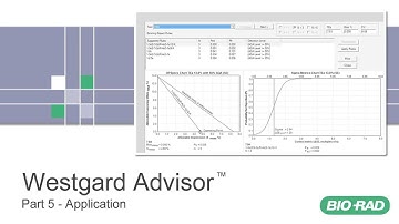 Bio-Rad Westgard Advisor for Unity Real Time Training - Part 5 - Application